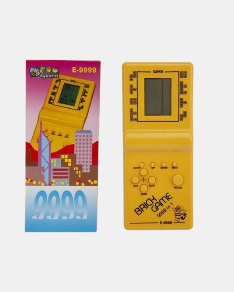 Taşınabilir Tetris Oyunu El Konsolu – Dayanıklı Plastik, Pil ile Çalışan Retro Oyun Aleti - Lisinya