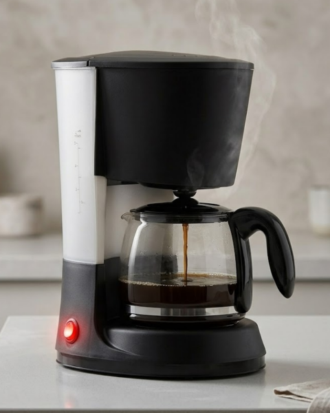 1.2 Litre Filtre Kahve Makinesi Damlama Emniyetli Cam Karaflı - Lisinya