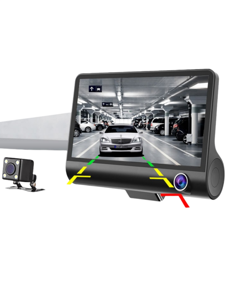 Araç DVR Kamera Çift Lensli 4 İnç Ekranlı G Sensörlü - Lisinya