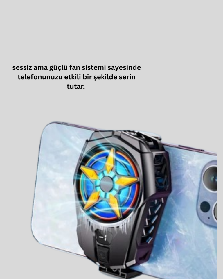 2 Kademeli Hız Ayarlı Taşınabilir Telefon Soğutucu - Lisinya