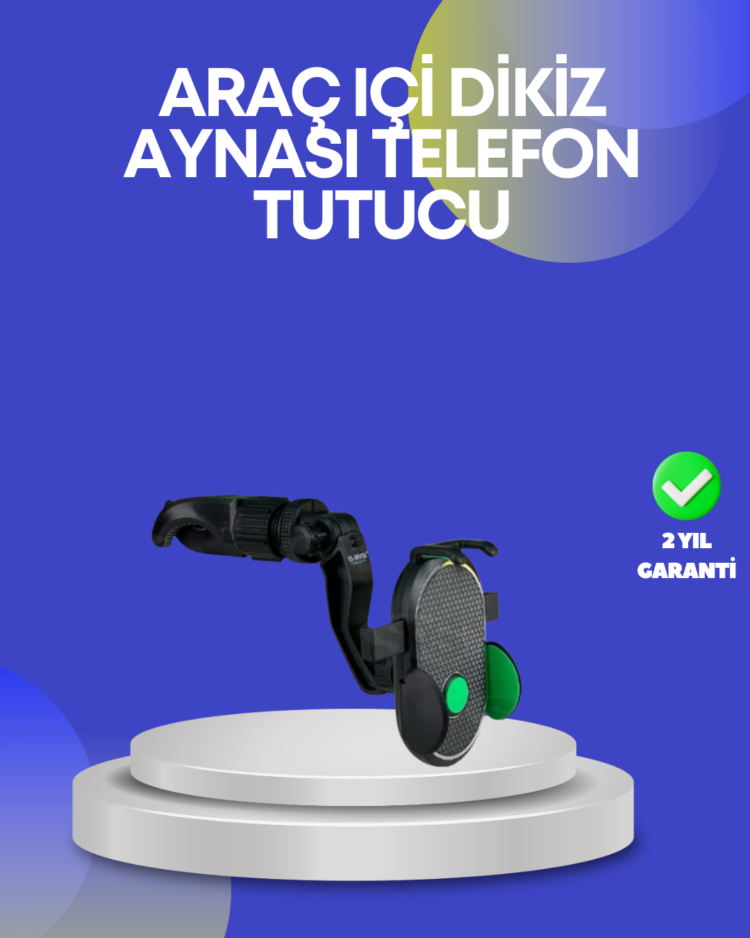 Dikiz Aynasına ve Koltuk Başlığına Uyumlu Telefon Tutucu - Lisinya