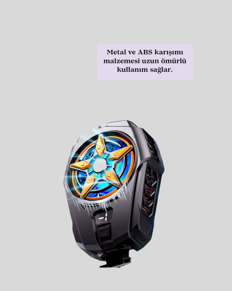 Evrensel Uyumlu Type-C Şarjlı Cep Telefonu Radyatörü - Lisinya