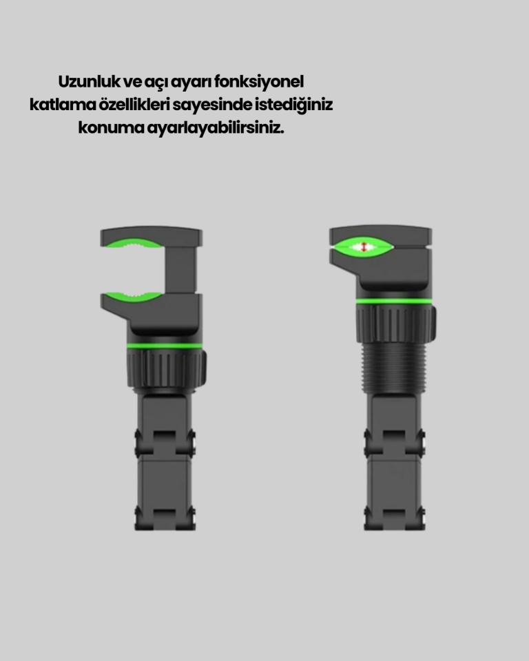 Araç İçi Dikiz Aynası Telefon Tutucu Katlanabilir ve Çok Fonksiyonlu - Lisinya
