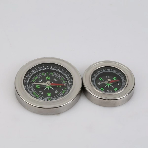 -Yuvarlak Metal Kasa Dayanıklı Pusula 80mm ( Lisinya )
