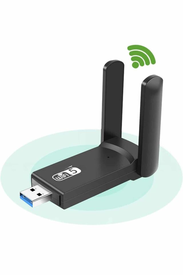 Wifi Alıcı Dual Band Usb 3.0 Adaptör Kablosuz Windows 7/8/10/11 - Lisinya