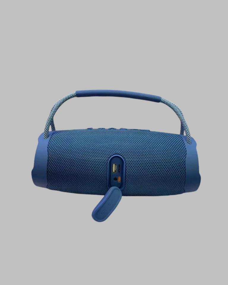 YamanHobi IPX5 Suya Dayanıklı LED Işıklı Bluetooth Hoparlör Mavi