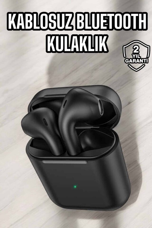 Yeni Nesil Pro Bluetooth Kulaklık Dokunmatik Kontrol Otomatik Açılma-Siyah