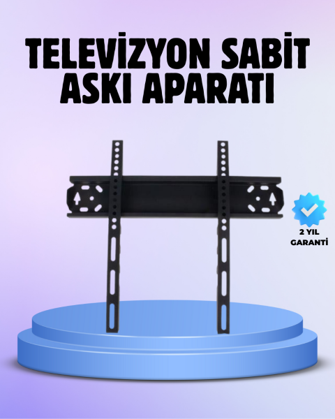 LCD LED Plasma TV Askı Aparatı 32-65 İnç Uyumlu 3 Kademeli Ayar - Lisinya