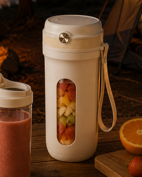 Kablosuz Taşınabilir Blender Güçlü Motorlu Meyve Sıkıcı ve Smoothie Hazırlayıcı - Lisinya