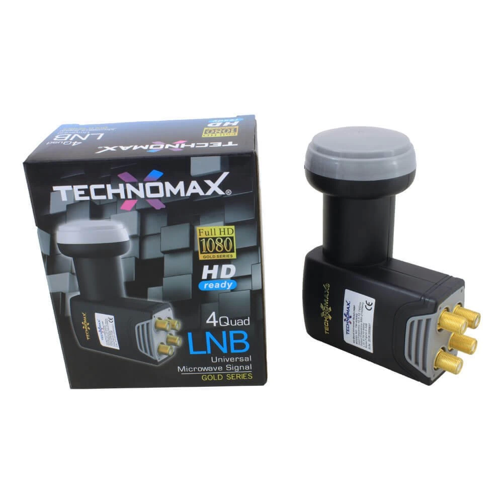 YamanHobi 4 Çıkışlı Quad LNB Gold Seri 0.3 dB Full HD Uyumlu