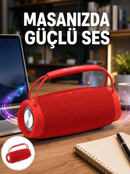 10W Güçlü Stereo Ses Sunan IPX6 Bluetooth Hoparlör Yeni Nesil - Lisinya