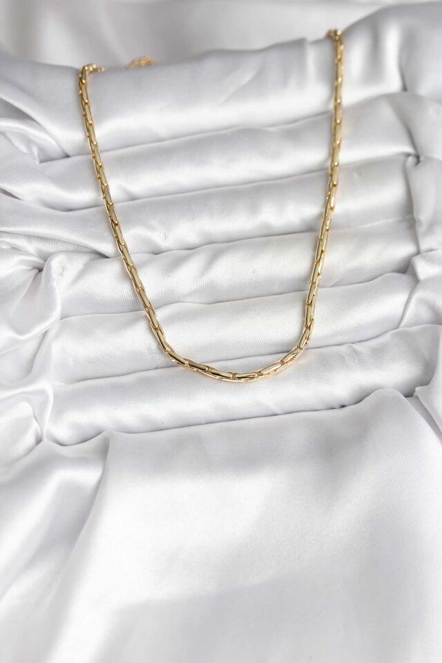 14K Gold Renk Kaplama Model CM Kadın Kolye - Lisinya
