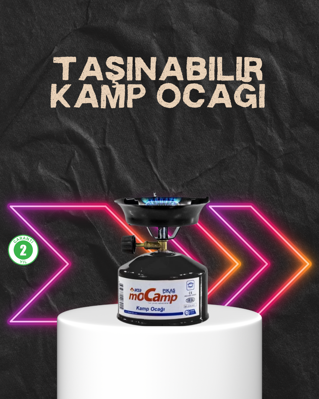Doğa, Piknik ve Acil Durum İçin Kamp Ocağı Seti - Lisinya