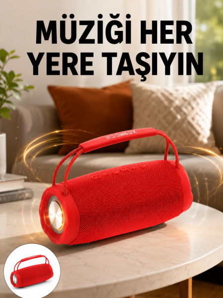 IPX6 Su Geçirmez Bluetooth 5.1 Taşınabilir Hoparlör Çift 10W Yeni Nesil - Lisinya