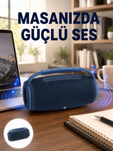 Dış Mekan Uyumlu IPX5 Suya Dayanıklı Kablosuz Hoparlör Yeni Nesil - Lisinya