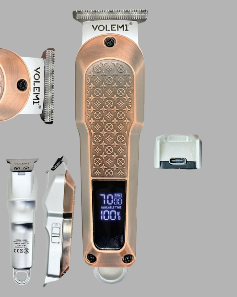 Erkek Bakım Makinesi – LCD Ekranlı 7000RPM Şarjlı Saç ve Sakal Kesme Cihazı - Lisinya