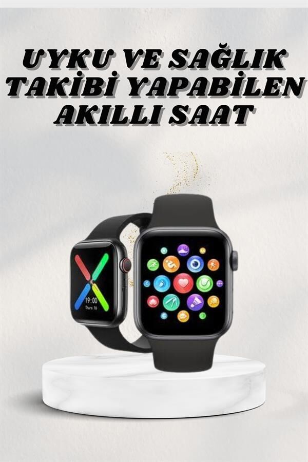 Akıllı Saat Wireless Şarj Yüksek Çözünürlüklü Müzik Dinleme Sesli Cevaplama - Lisinya