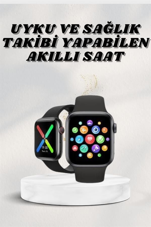 Akıllı Saat Wireless Şarj Yüksek Çözünürlüklü Müzik Dinleme Sesli Cevaplama - Lisinya
