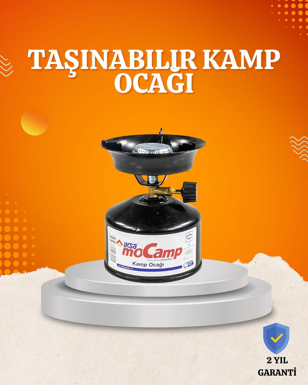 Outdoor Kamp Ocağı Seti Çakmak Gazlı Taşınabilir - Lisinya
