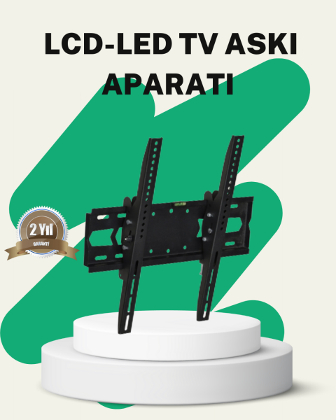 32 İnç TV Duvar Askı Braketi Stabil Güvenli Montaj Çelik Gövde - Lisinya
