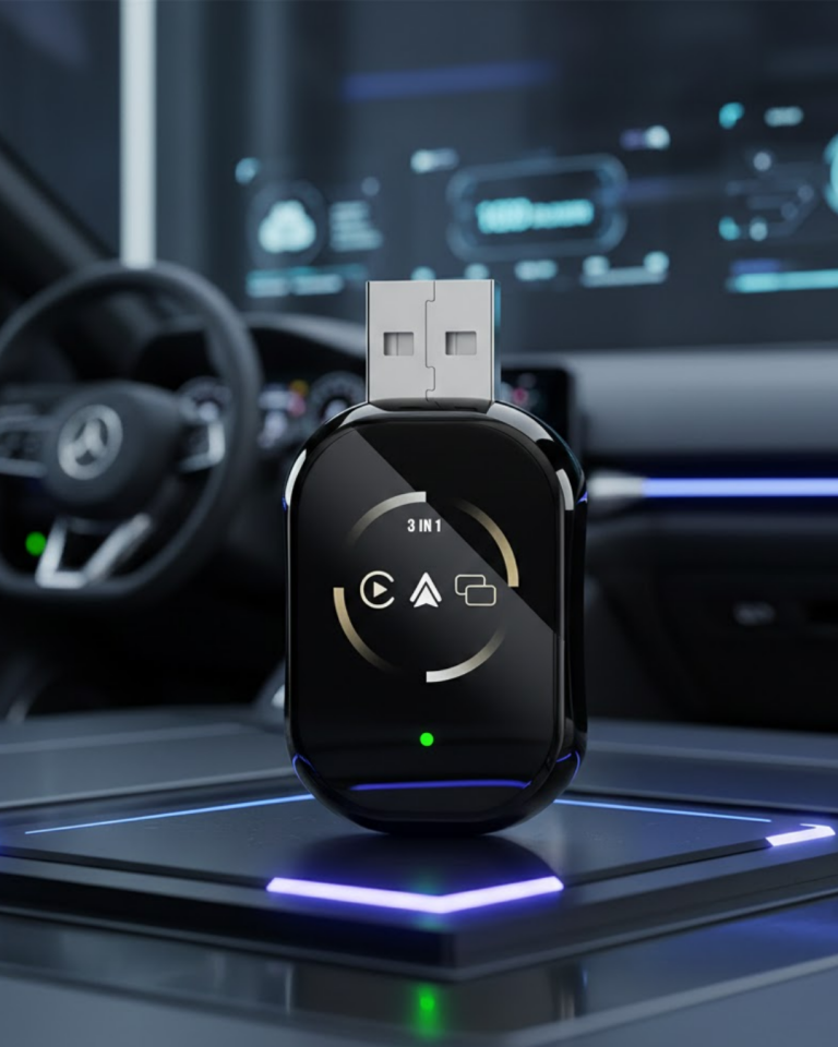 Kablosuz CarPlay ve Android Auto Adaptörü Tak Çalıştır Kullanım - Lisinya