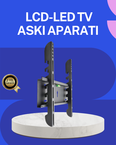 32” LED TV Askı Aparatı Güçlü Taşıma Kapasitesi 2 Yıl Garantili - Lisinya