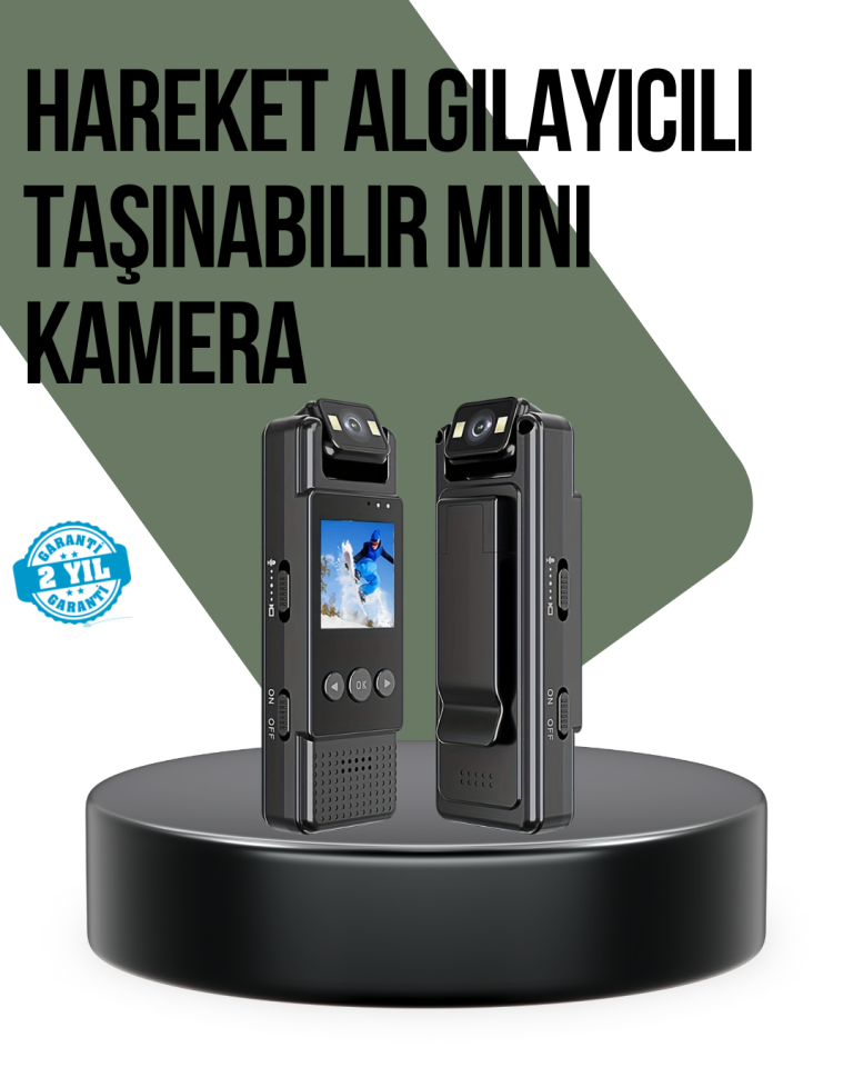 Gece Görüşlü Döngüsel Kayıt Destekli Mini Kamera - Lisinya