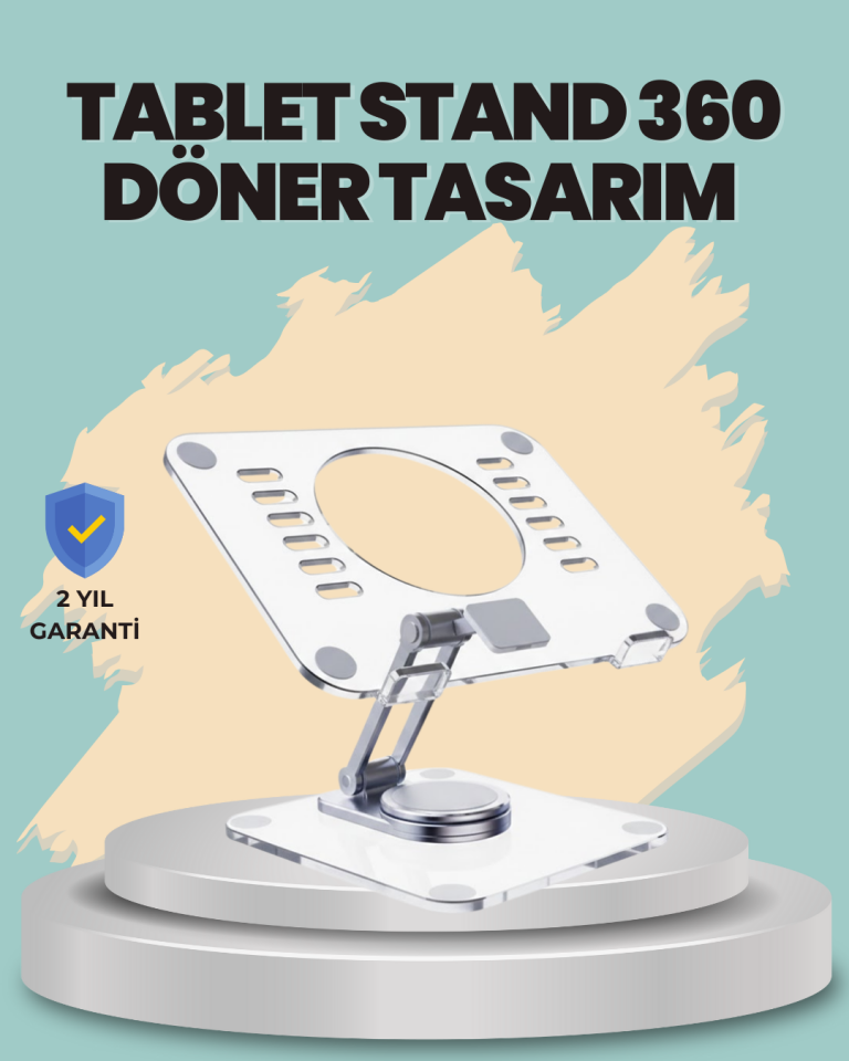 Çift Eksenli Ayarlanabilir Tablet Destek Standı - Lisinya