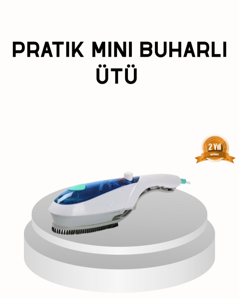 Mini Buharlı Seyahat Ütüsü – Hızlı Isınan, Koku Giderici, Her Kumaşa Uygun Taşınabilir Ütü