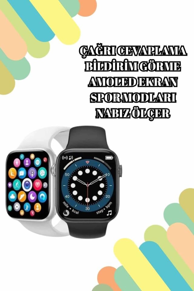 2025 Model Akıllı Saat ve Bluetooth Kulaklık 5.0 Bluetooth Bağlantılı Dokunmatik Ekran - Lisinya