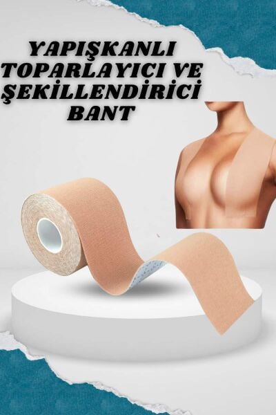 Toparlayıcı Göğüs Bandı Şekillendirici Ten Rengine Uygun Esnek Hassas Ciltlere Uygun - Lisinya