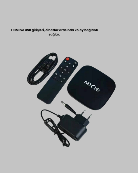 Android 4K TV Box – Wi-Fi, Bluetooth, Dolby Ses, 60 FPS Ultra HD