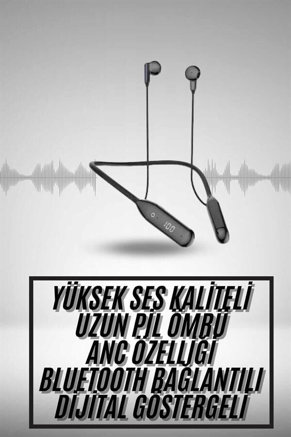 60 Saat Uyumlu Bluetooth Kulaklık Kablolu ANC Özellikli Kulaklık - Lisinya