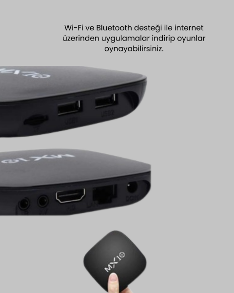 Android 4K TV Box – Wi-Fi, Bluetooth, Dolby Ses, 60 FPS Ultra HD