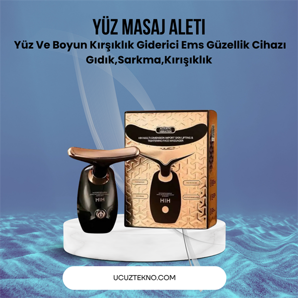 Yüz ve Boyun Masaj Aleti – Yunus Tasarım, Kırışık Görünümü Giderici - Lisinya
