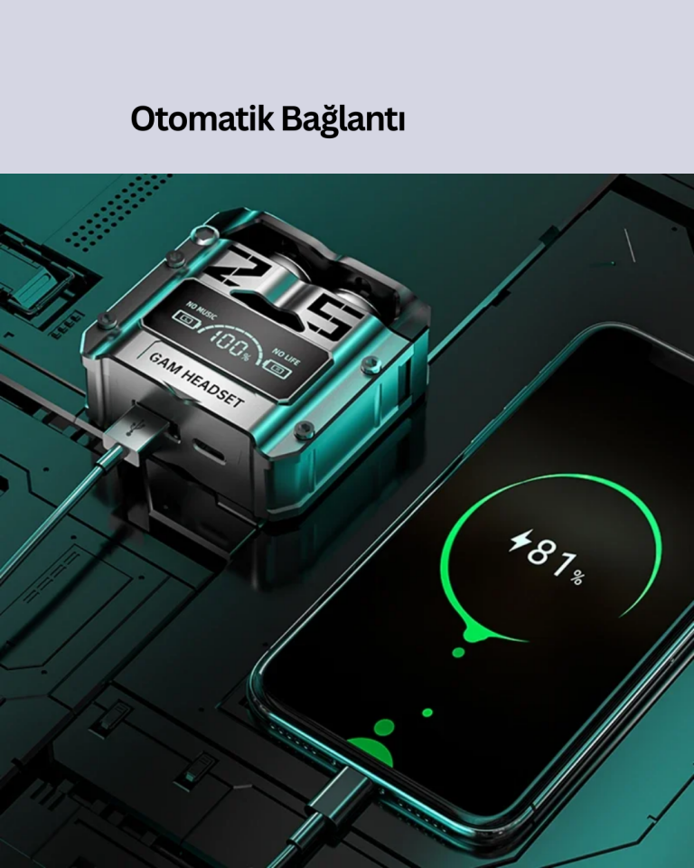 ANC Aktif Gürültü Önleyici Kablosuz Bluetooth Kulaklık - Lisinya