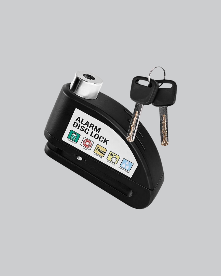 Anti Hırsızlık 110 dB Alarm Disk Fren Kilidi Suya Dayanıklı Çelik Güvenlik Kilidi - Lisinya