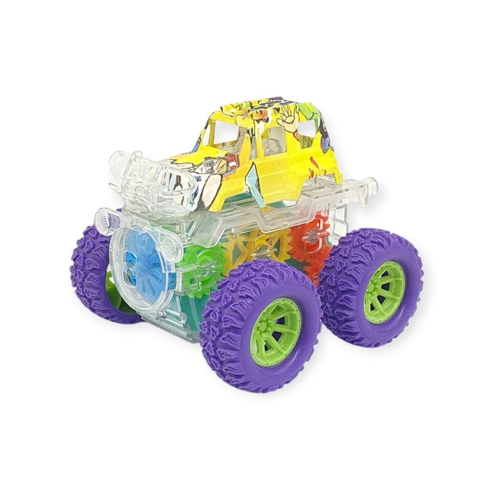 Sürtmeli Işıklı Off-Road Aracı  - 7310 - Mor (Lisinya)