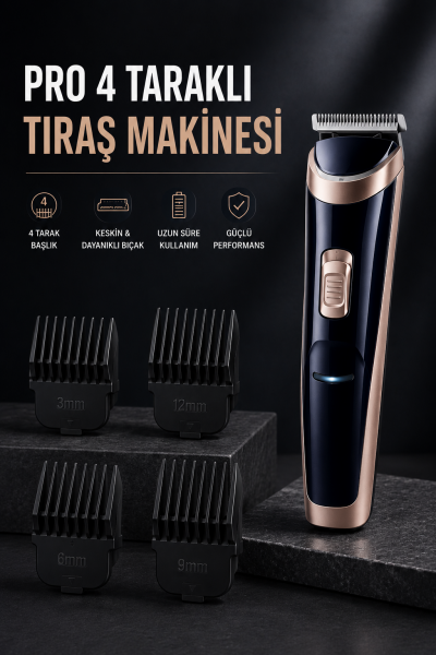 Paslanmaz Çelik Bıçaklı Hassas Çelik Bıçaklı Tıraş Makinesi - Lisinya