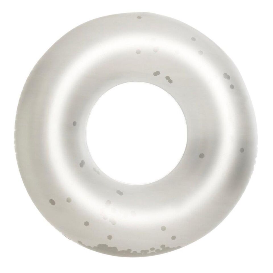 Gümüş Renkli Simli Dev Simit 109 Cm - 554396-ALTIN (Lisinya)