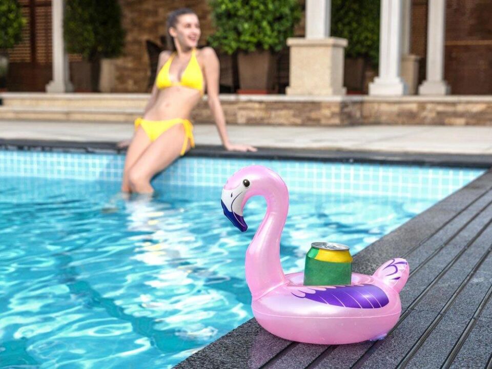 Flamingo & Tavus Kuşu Şekilli Bardaklık - 34127 (Lisinya)