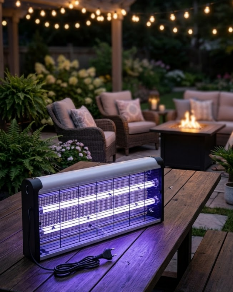 Ev Balkon Mutfak İçin Elektrikli Sinek Savar 10W UV Işıklı Lamba - Lisinya