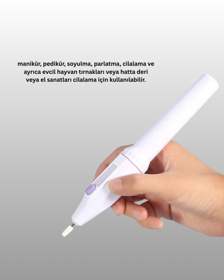 Profesyonel Elektrikli Tırnak Bakım Matkap Seti – Düşük Gürültü ve Taşınabilir Tasarım - Lisinya