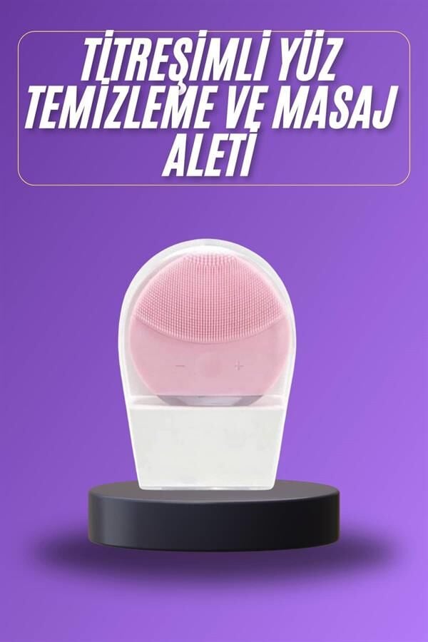 Titreşimli Yüz Masaj Aleti Titreşimli Makyaj Temizleme Cihazı - Lisinya