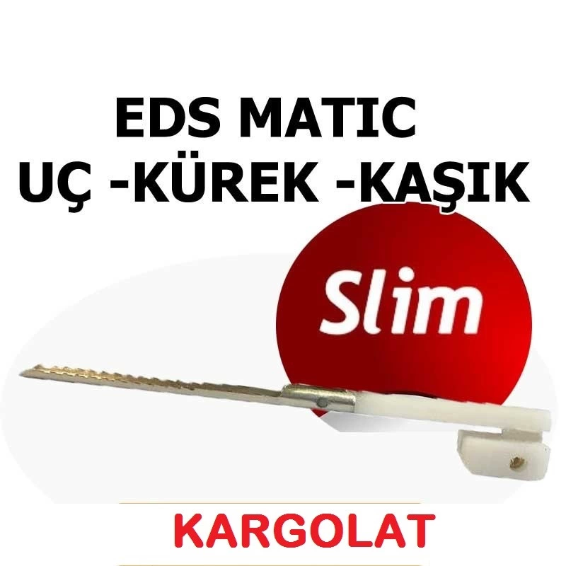 3'lü Set Eds Slim Ürün Kesme Makinası Yedek Kaşık İnce Sarım Yedek Uc Kürek ( Lisinya )
