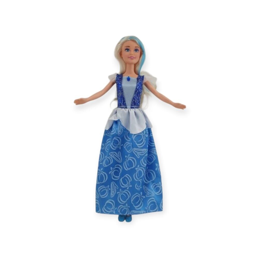 Prenses Bebek 30 cm - 66774 - 6 - Mavi (Lisinya)