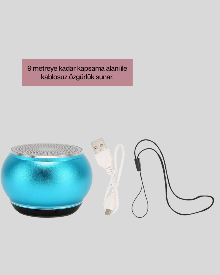 Taşınabilir Bluetooth Hoparlör | Eller Serbest Arama Özellikli - Lisinya
