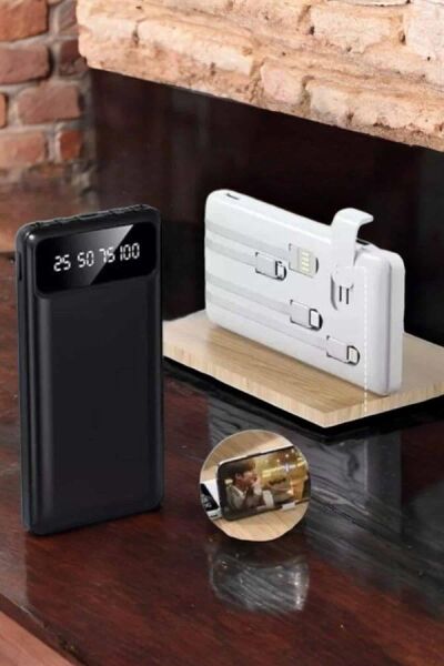 Powerbank 20.000 Mah Dijital Göstergeli LCD Ekran Uzun Pil Ömrü Yeni Nesil - Lisinya