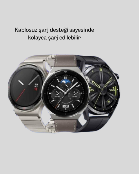 Kablosuz Şarjlı Bluetooth Görüşmeli Akıllı Saat – Android & iOS Uyumlu - Lisinya
