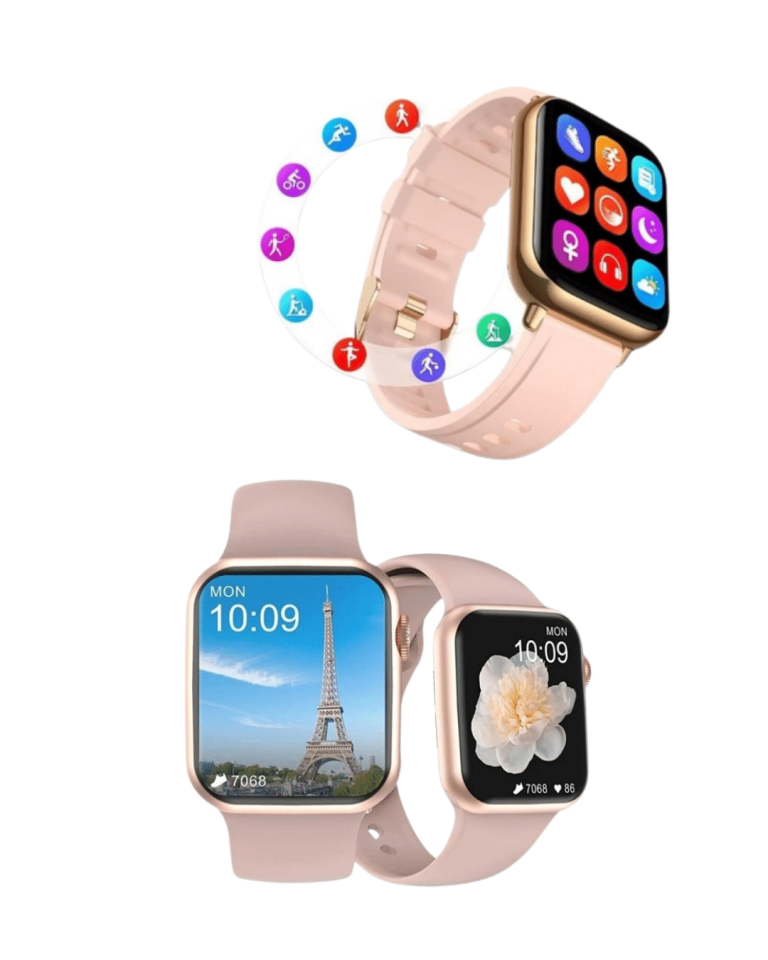 Titreşimli Bildirimli Akıllı Saat – Nabız, GPS, Spor Modları, Telefon Eşleştirme Özellikli